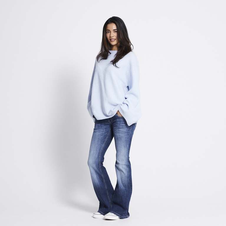 Knit sweater "Erica" Blue